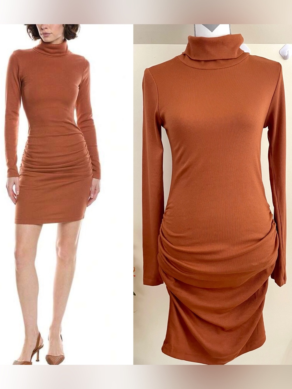 NWT, Michael Stars Velma Dress in Toffee